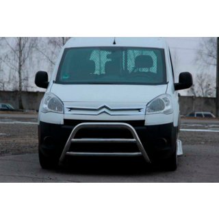 Bullbar WT022 (nerūsējošais tērauds) Citroen Berlingo 2008–2018 foto 1