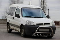Peugeot Partner 1996–2008 Bullbar WT003 (nerūsējošais tērauds) foto 1