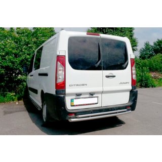 Aizmugurējais aizsargstienis AK-002 (dubultais, nerūs.) Peugeot Expert 2007–2016 foto 3