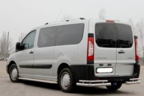 Citroen Jumpy 2007–2017 Aizmugurējie stūru aizsargi Double (2 gab., nerūsējošais tērauds) foto 2