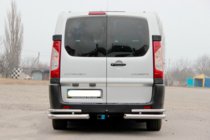 Citroen Jumpy 2007–2017 Aizmugurējie stūru aizsargi Double (2 gab., nerūsējošais tērauds) foto 3