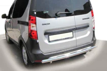 Renault Dokker 2013–2022 Aizmugurējais aizsargstienis AK002 (nerūsējošais tērauds) foto 1