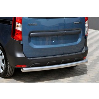 Aizmugurējais aizsargstienis AK002 (nerūsējošais tērauds) Dacia Dokker 2013–2022 foto 1