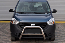 Dacia Dokker 2013–2022 Bullbar WT006 (nerūsējošais tērauds) foto 1
