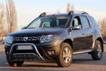 Dacia Duster 2008–2018 Priekšējais aizsargstienis WT002 (nerūsējošais tērauds) foto 5