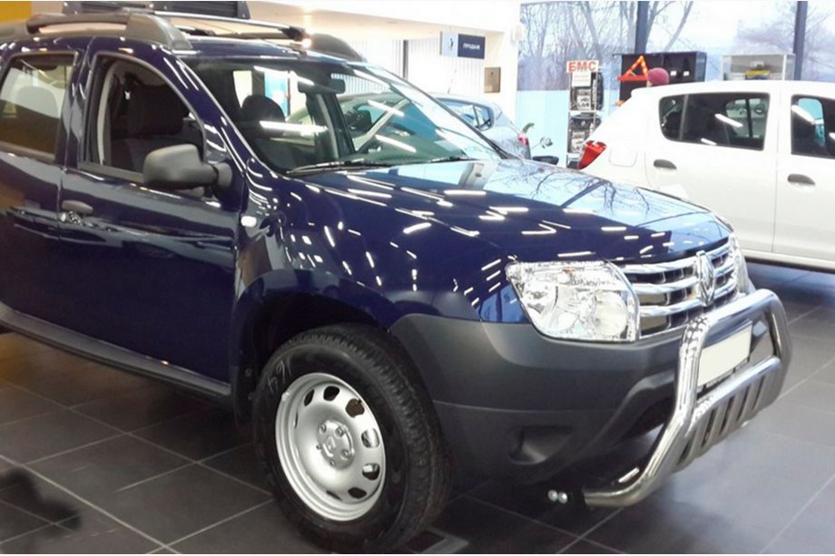 Renault Duster 2008–2017 Priekšējais aizsargstienis WT002 (nerūsējošais tērauds) Foto 6