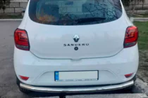 Renault Sandero 2013–2022 Aizmugurējais aizsargstienis AK002 (nerūsējošais tērauds) foto 2