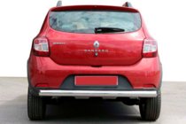 Dacia Sandero 2013–2020 Aizmugurējais aizsargstienis AK002 (nerūsējošais tērauds) foto 1