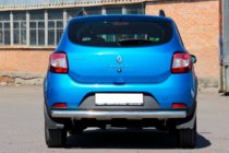 Dacia Sandero 2013–2020 Aizmugurējais aizsargstienis AK002 (nerūsējošais tērauds) foto 5
