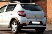 Dacia Sandero 2013–2020 Aizmugurējais aizsargstienis AK002 (nerūsējošais tērauds) foto 6