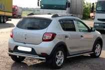 Dacia Sandero 2013–2020 Aizmugurējais aizsargstienis AK002 (nerūsējošais tērauds) foto 8