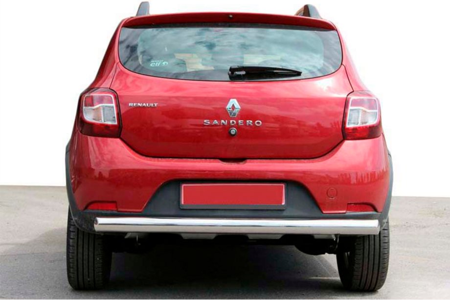 Dacia Sandero 2013–2020 Aizmugurējais aizsargstienis AK002 (nerūsējošais tērauds) Image