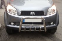 Daihatsu Terios 2006–2017 Priekšējais aizsargstienis QT006 (nerūsējošais tērauds) foto 4
