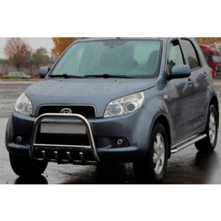 Priekšējais aizsargstienis QT006 (nerūsējošais tērauds) Daihatsu Terios 2006–2017 foto 1