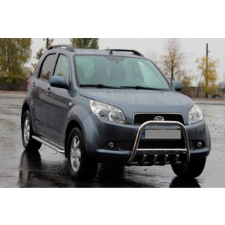Priekšējais aizsargstienis QT006 (nerūsējošais tērauds) Daihatsu Terios 2006–2017 foto 3