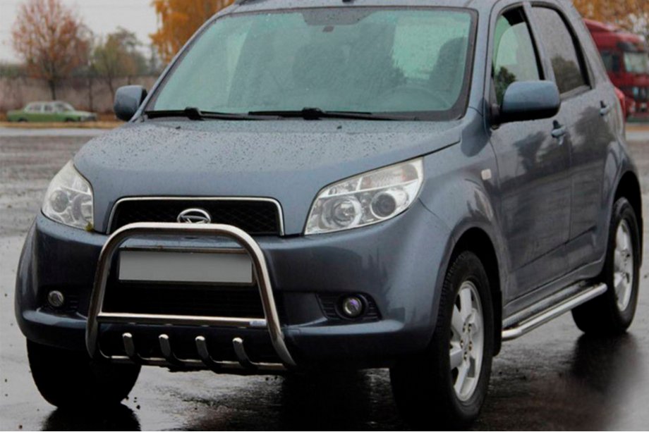 Daihatsu Terios 2006–2017 Priekšējais aizsargstienis QT006 (nerūsējošais tērauds) Image