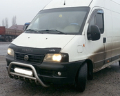 Peugeot Boxer 1994–2006 Bullbar WT003 (nerūsējošais tērauds) foto 1