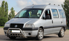 Fiat Scudo 1996–2007 Priekšējais aizsargstienis WT002 (nerūsējošais tērauds) foto 2