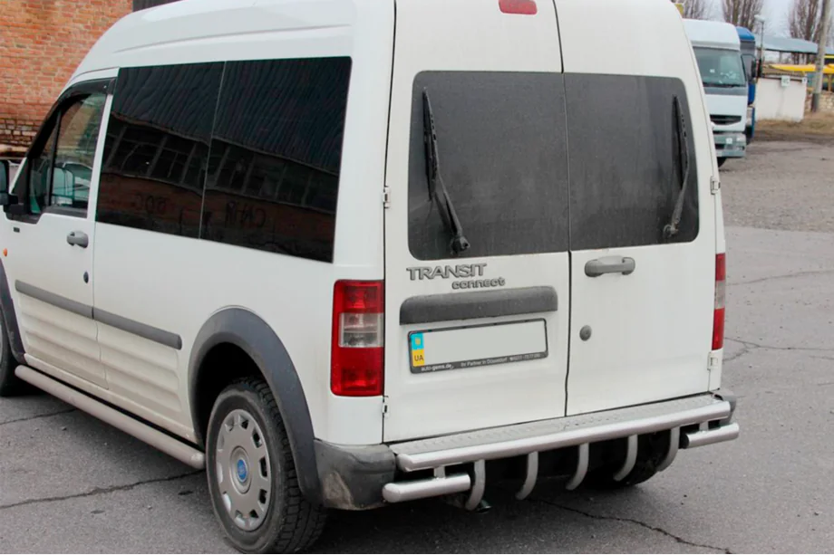 Ford Connect 2010–2013 Aizmugurējā aizsargstanga AK-design (nerūsējošais tērauds) Image