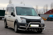 Ford Connect 2006–2009 Priekšējais aizsargstienis (bullbar) ar dubultiem stieņiem WT003-Plus-2 (nerūsējošais tērauds) foto 3