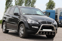 SsangYong Action 2005–2018 Priekšējais bullbar WT003 (nerūsējošais tērauds) foto 1
