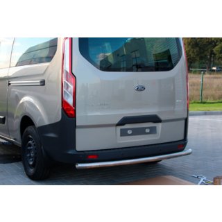 Aizmugurējais aizsargstienis AK002 (nerūsējošais tērauds) Ford Custom 2013–2022 foto 1