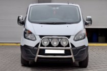 Ford Custom 2013–2022 Bullbar WT022 (nerūsējošais tērauds) foto 1