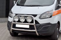 Ford Custom 2013–2022 Bullbar WT022 (nerūsējošais tērauds) foto 2