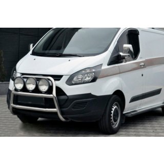 Bullbar WT022 (nerūsējošais tērauds) Ford Custom 2013–2022 foto 3