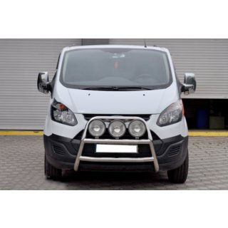 Bullbar WT022 (nerūsējošais tērauds) Ford Custom 2013–2022 foto 1