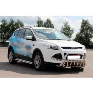 Priekšējais bullbar WT002 (nerūsējošais tērauds) foto 2
