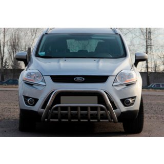 Priekšējais bullbar WT002 (nerūsējošais tērauds) foto 1