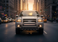 Ford Ranger 2007–2011 Priekšējais bullbar WT003 (nerūsējošais tērauds) foto 1