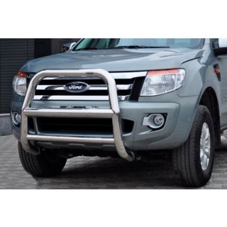 Priekšējais aizsargstienis WT018 (nerūsējošais tērauds) Ford Ranger 2011–2022 foto 3