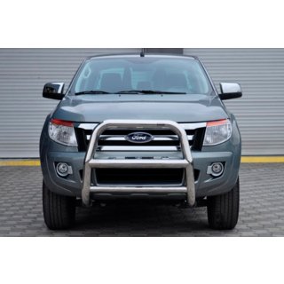 Priekšējais aizsargstienis WT018 (nerūsējošais tērauds) Ford Ranger 2011–2022 foto 2