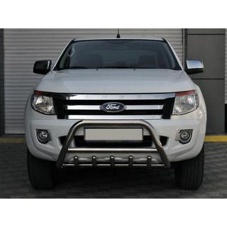 Priekšējais kengurustienis WT003 (nerūsējošais tērauds) Ford Ranger 2011–2022 foto 1