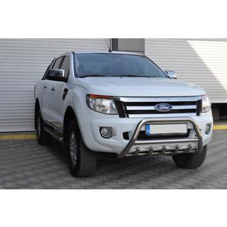 Priekšējais kengurustienis WT003 (nerūsējošais tērauds) Ford Ranger 2011–2022 foto 3