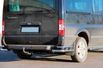 Ford Transit 2000–2014 Aizmugurējie aizsargstūri AK003-Double (nerūsējošais tērauds) foto 1