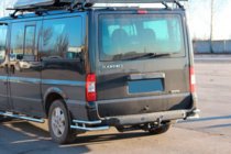 Ford Transit 2000–2014 Aizmugurējie aizsargstūri AK003-Double (nerūsējošais tērauds) foto 3