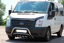 Ford Transit 2000–2014 Bullbar WT002 (2006-2014, nerūsējošais tērauds) foto 2