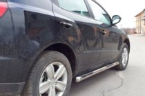 Geely Emgrand X7 2011– Sānu aizsargcaurules (2 gab., nerūsējošais tērauds) foto 3