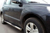 Geely Emgrand X7 2011– Sānu aizsargcaurules (2 gab., nerūsējošais tērauds) foto 1