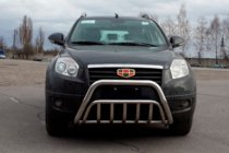 Geely Emgrand X7 2011– Priekšējais bullbar WT002 (nerūsējošais tērauds) foto 2