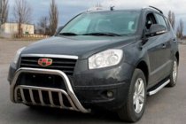 Geely Emgrand X7 2011– Priekšējais bullbar WT002 (nerūsējošais tērauds) foto 1