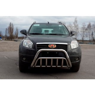 Priekšējais bullbar WT002 (nerūsējošais tērauds) foto 2