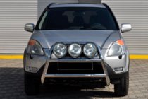 Honda CRV 2001–2006 Bullbārs WT018 (nerūsējošais tērauds) foto 1