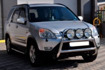 Honda CRV 2001–2006 Bullbārs WT018 (nerūsējošais tērauds) foto 2