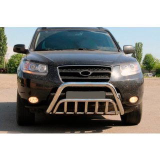 Priekšējais bullbar WT002 (nerūsējošais tērauds) foto 1