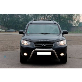 Kengurubārs WT007 (nerūsējošais tērauds) Hyundai Santa Fe 2 2006–2012 foto 3