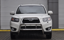 Hyundai Santa Fe 2 2006–2012 Bullbārs WT018 (nerūsējošais tērauds) foto 2